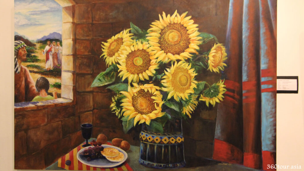 The Sun Flower Oil painting.