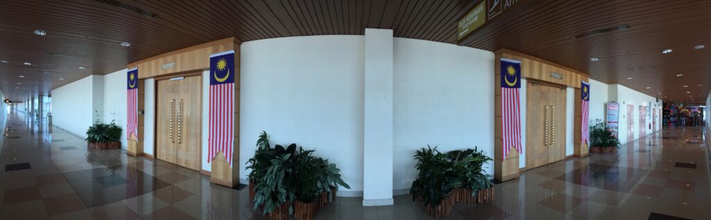The Panoramic View in front of the VVIP Room.