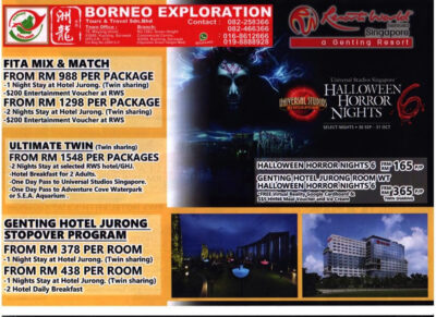Brochures from Borneo Exploration Tours & Travel Sdn Bhd