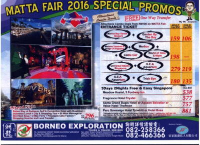 Brochures from Borneo Exploration Tours & Travel Sdn Bhd