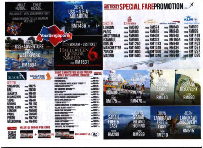 Brochure from Inter-Continental Travel Centre Sdn Bhd
