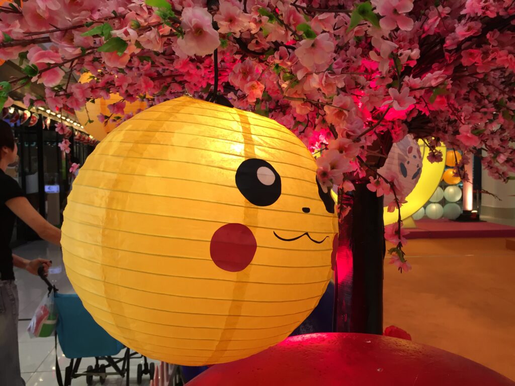 The Pokemon lantern display - pikachu