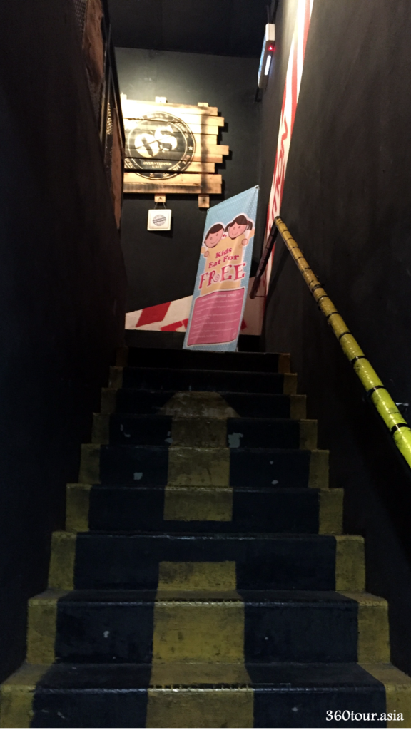 Overstepped Cafe Stairways