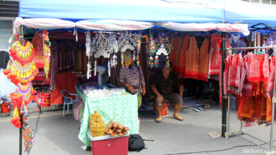 One of the booth selling Traditional costumes.