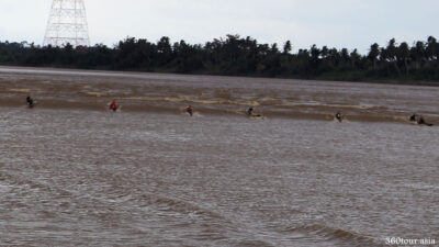 Surfing the Tidal Bore.