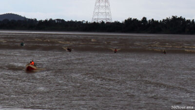 Surfing the Tidal Bore.
