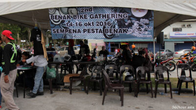 The 2nd Benak Bike Gathering banner.