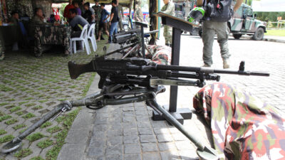 The MGKA 7.62MM. This machine-gun is 125.73mm in length, 10.886 KG in weight.