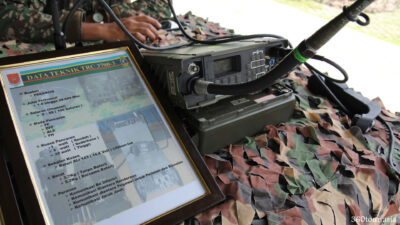 The Military long range Radio wireless telecommunication TRC 3700-3. 