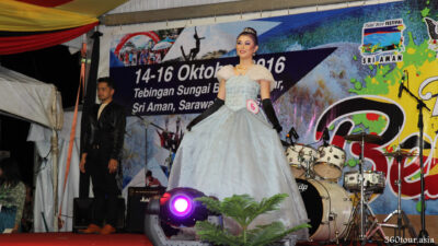 Cinderella on stage.