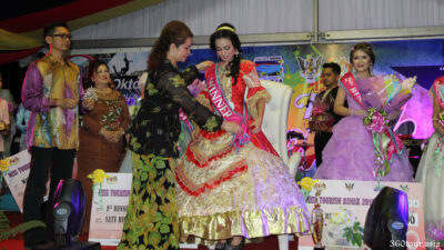 Contestant 3 won the Miss Tourism Benak.