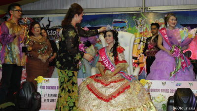 Winner of the Miss Tourism Benak.