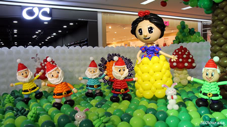2016年古晋富丽华购物中心的气球仙境