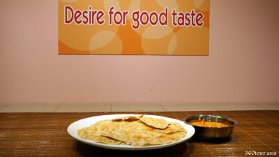 Desire for good taste - a serving of roti canai