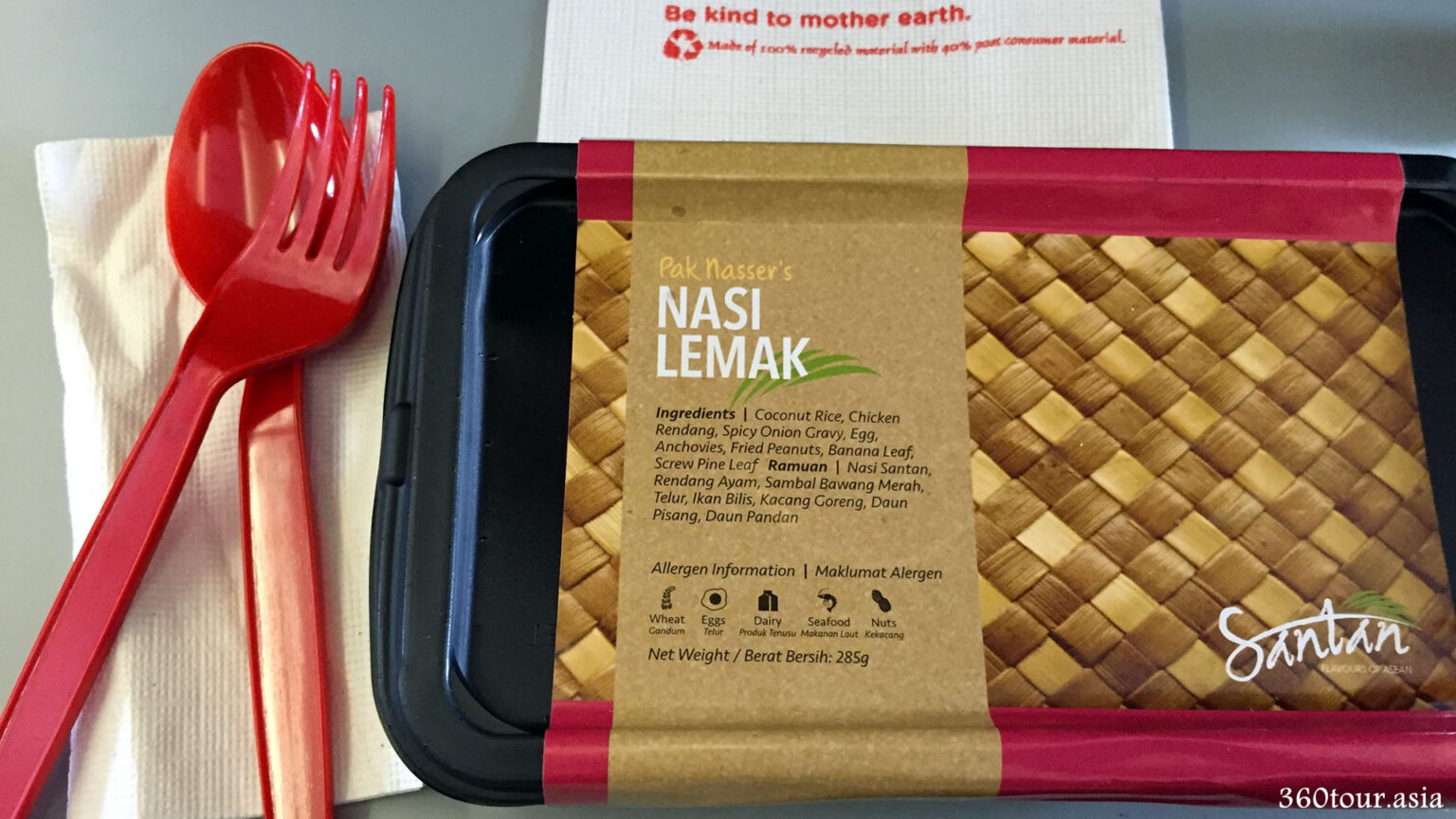 Pak Nasser S Nasi Lemak On Air Asia Cafe 360tour Asia