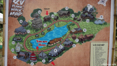 Another Map showing major attractions in the park