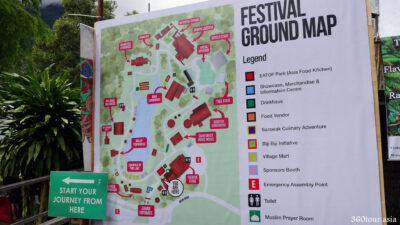 The Rainforest World Music Festival Ground Map
