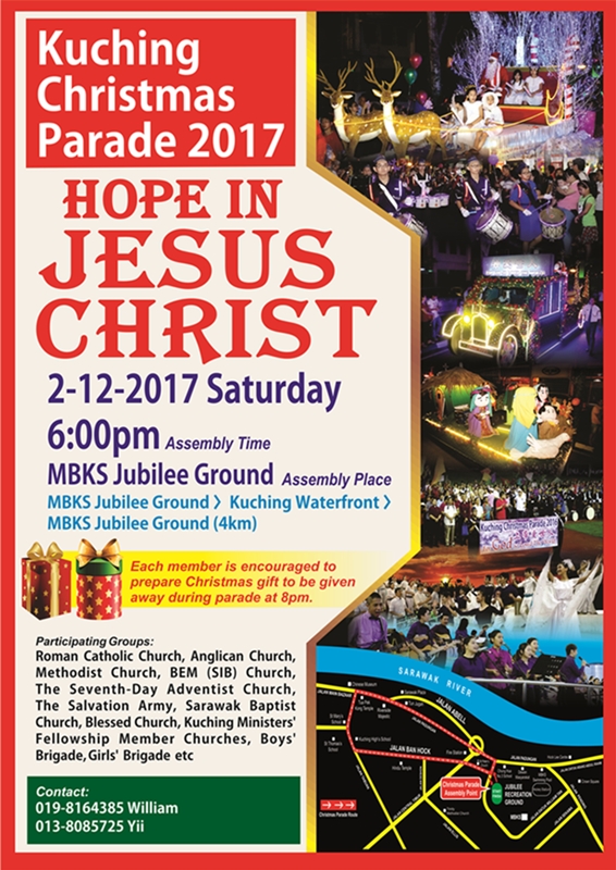 Kuching Christmas Parade 2017 Event Brouchure