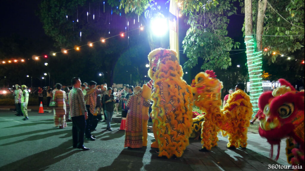 The VIP welcoming Lion Dance Troops