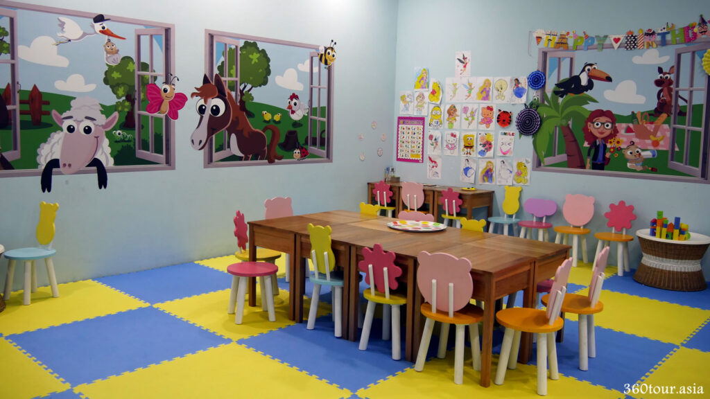 Play room for activities