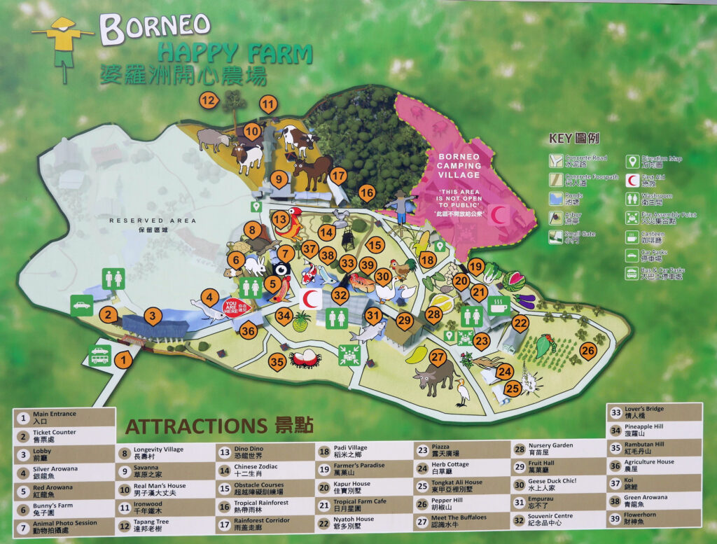 The Map of Borneo Happy Farm