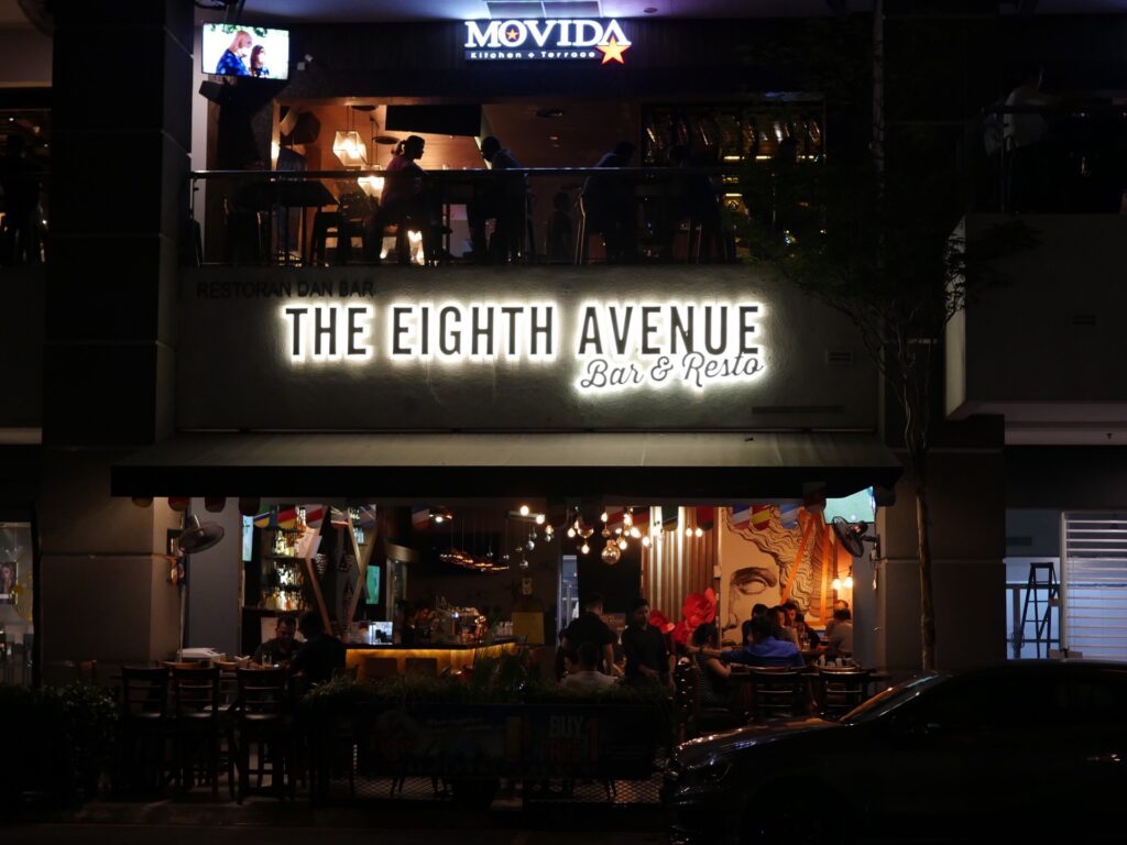 Eighth Avenue Bar and Resto store front
