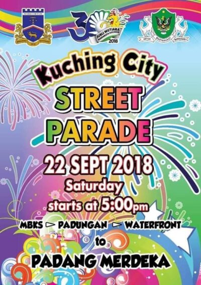 The Official Poster for the Kuching City Street Parade