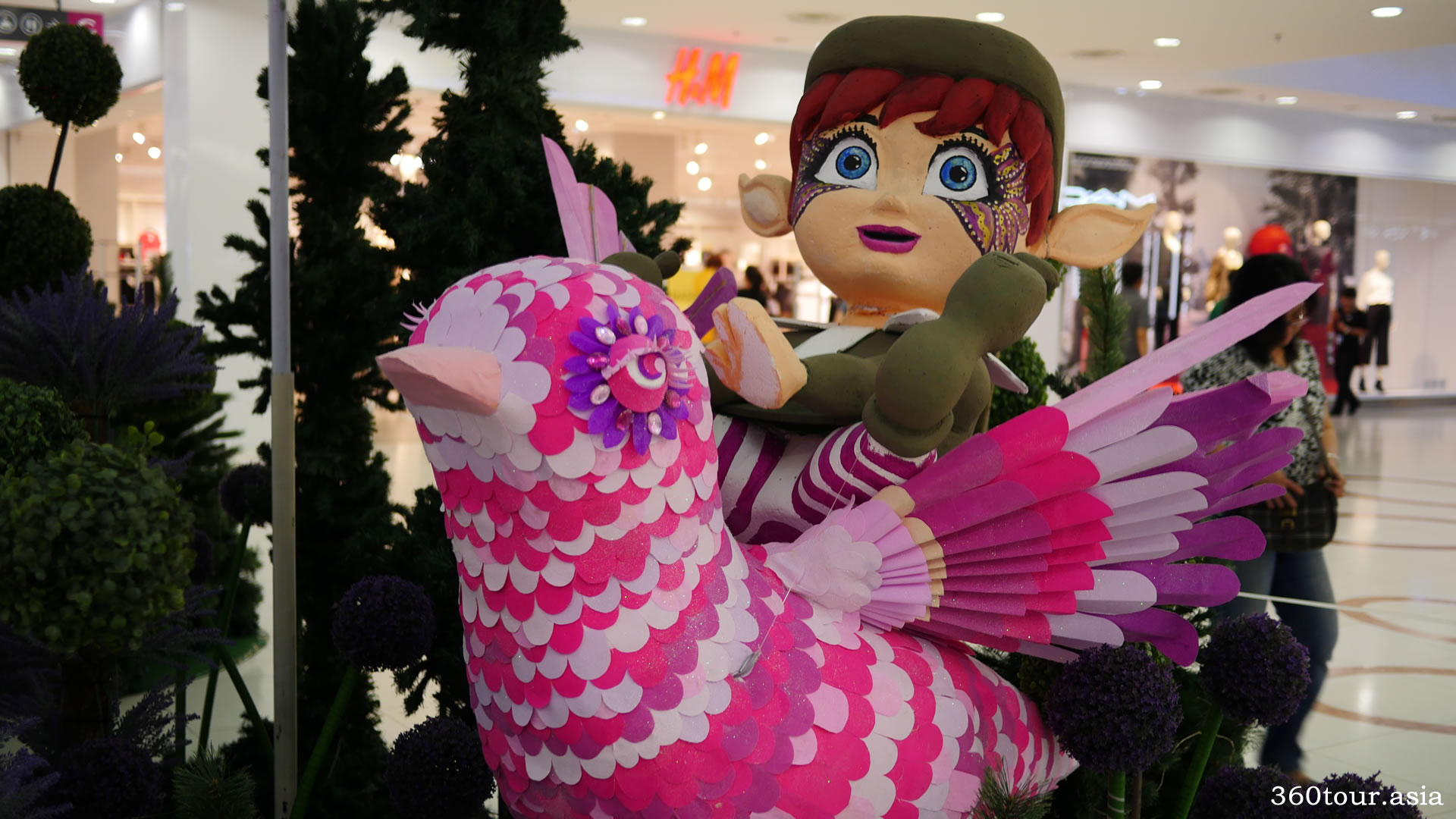 2018年新欣購物中心的聖誕節裝飾