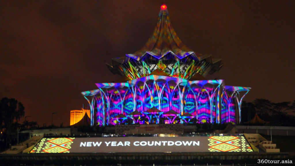 The New Year Countdown Lightshow