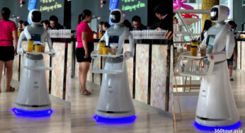 5201314 A talking cup of tea – Kuching largest bubble tea shop which served by robots