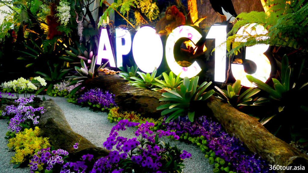 The APOC13 welcome signage.