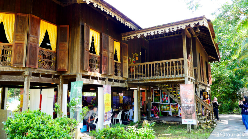 The Malay Townhouse at Sarawak Cultural Village.