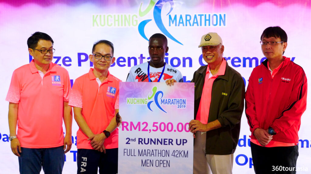 The Full Marathon 42KM Men Open 2nd Runner Up.