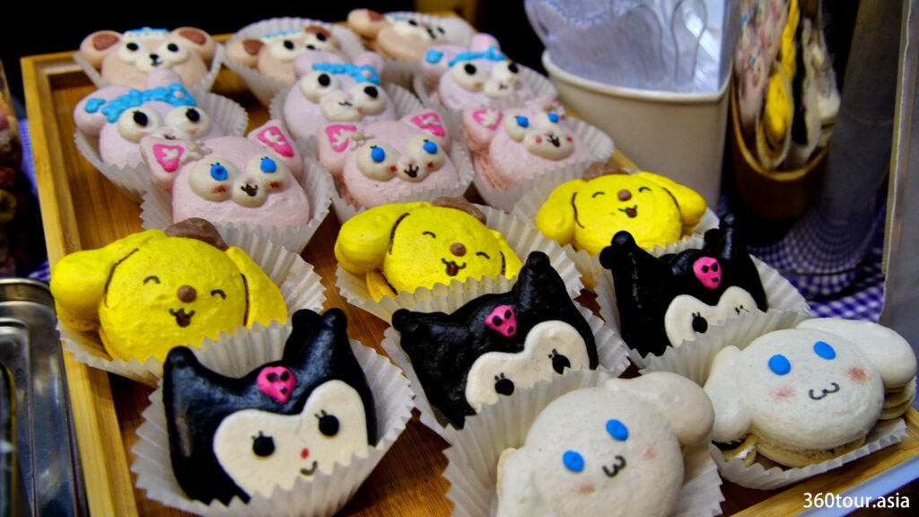 Various cute little cup cake muffins.